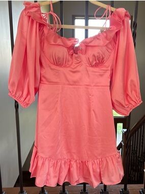 chinese dress ladies Back Track Long Sleeve Embellished Mini Dress Taupe